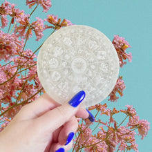 Load and play video in Gallery viewer, Zodiac Selenite Charging Plate
