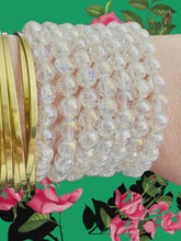 Load and play video in Gallery viewer, Angel Aura Fire Ice Quartz Bracelet
