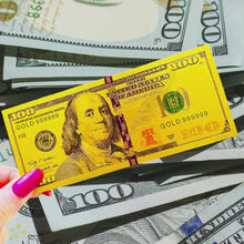 Load and play video in Gallery viewer, $100 Gold Bills
