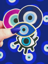 Load and play video in Gallery viewer, Vinyl Evil Eye Stickers
