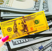 Load image into Gallery viewer, $100 Gold Bills
