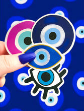 Load image into Gallery viewer, Vinyl Evil Eye Stickers
